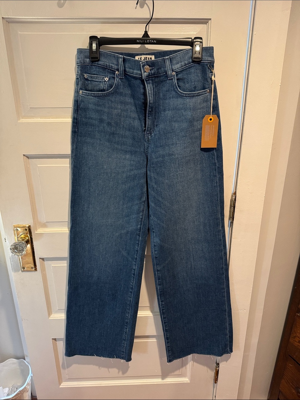 Column Jean by Le Jean in Dark Blue Wash